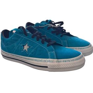 Converse Paradise Sean Pablo One Star Pro Ox Blue Shoes Size 7.5 Women’s